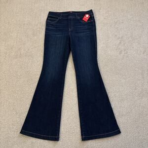 Spanx Spanxshape Original EveryWear Flare Midnight Shade Jeans Women Sz L Petite
